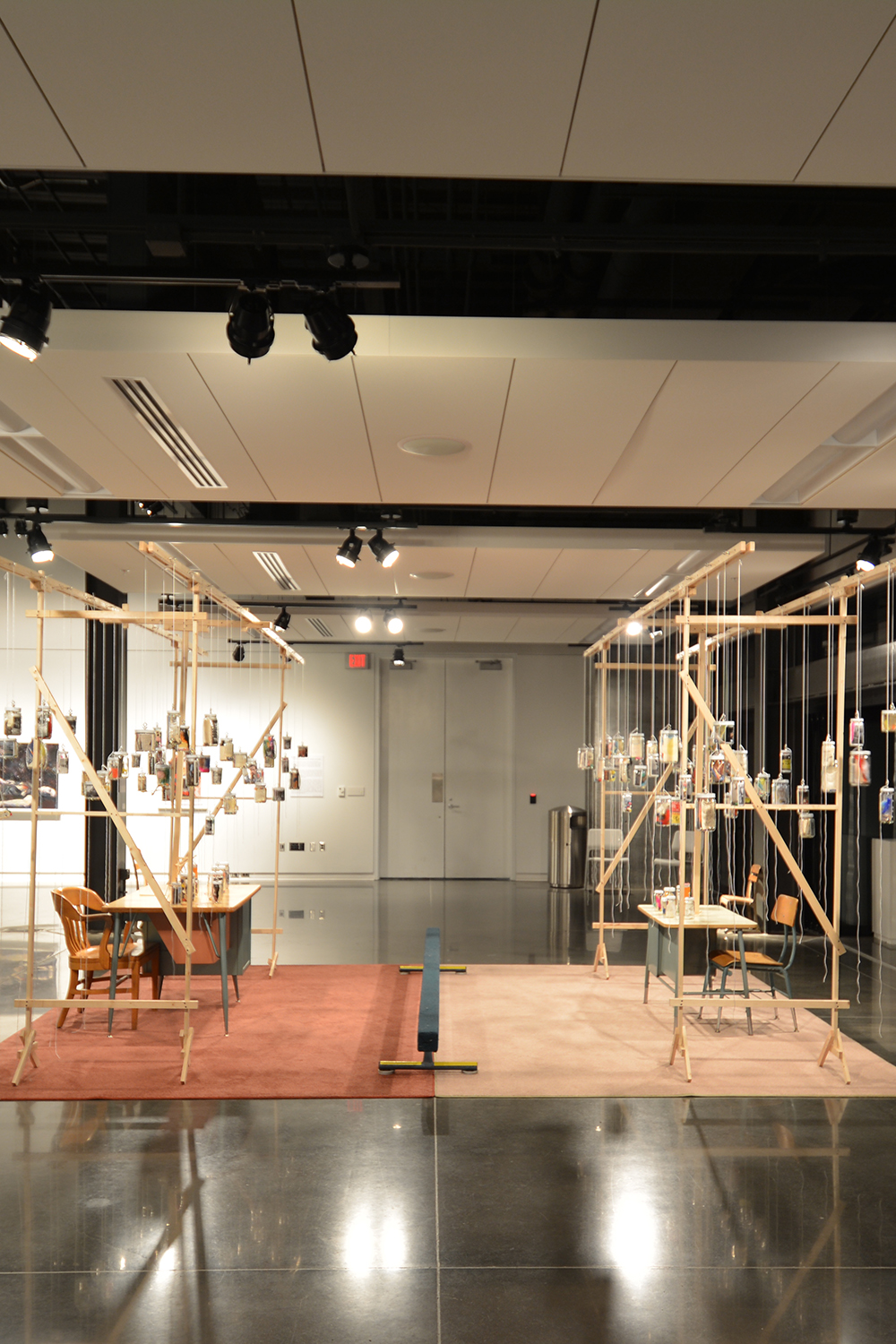 Overall View of Installation, 8’ x 12’ x 9’